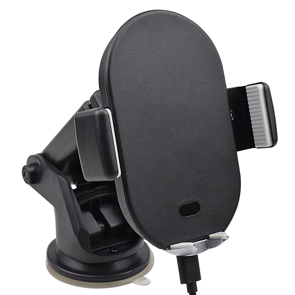 New Style Fast 10W Auto Clamping Wireless Charger Car Mount Phone Holder Stand With Wireless Charging